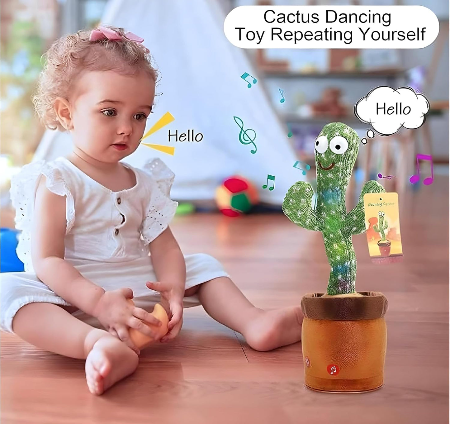 LED Musical Dancing & Mimicry Cactus Toy