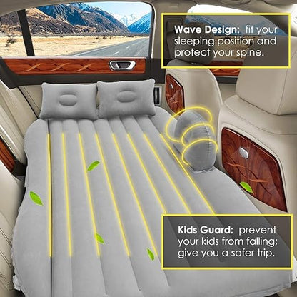 Car Travel Bed Mattress with 2 Air Pillows